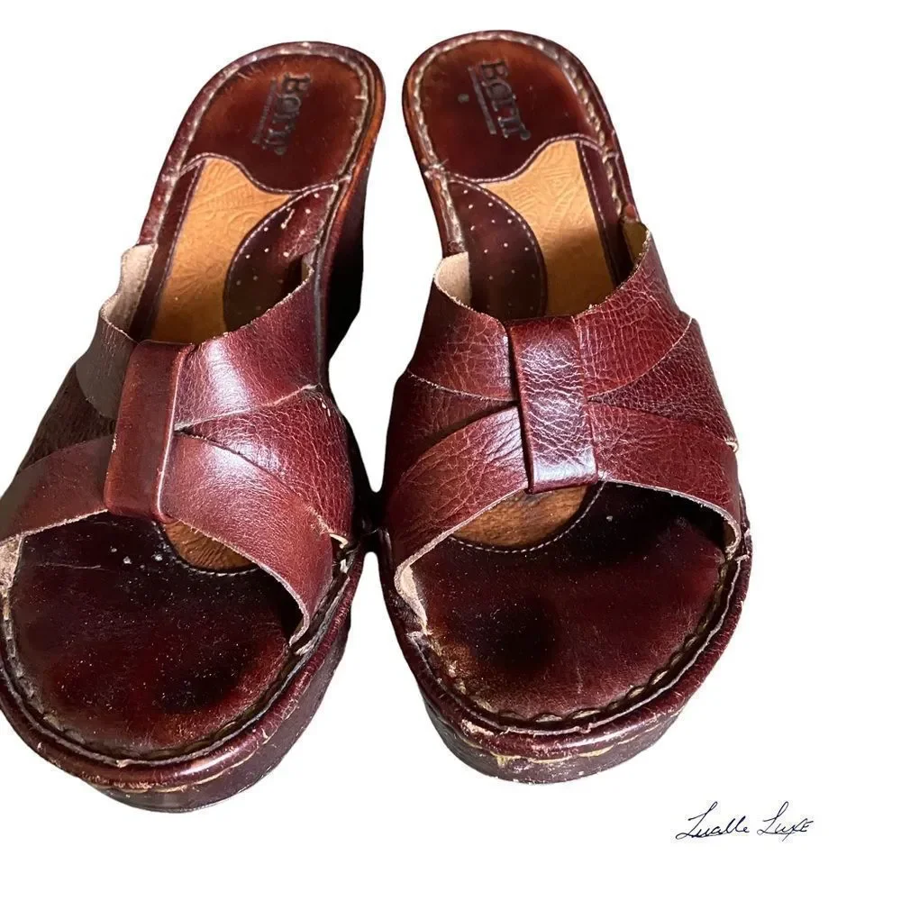 Rustic Born leather sandal - Picture 3 of 10